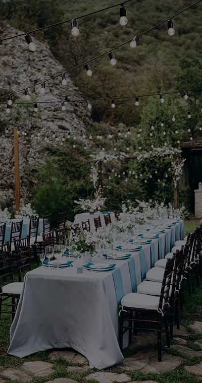Thème de mariage nature