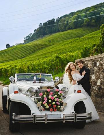 voiture de mariage